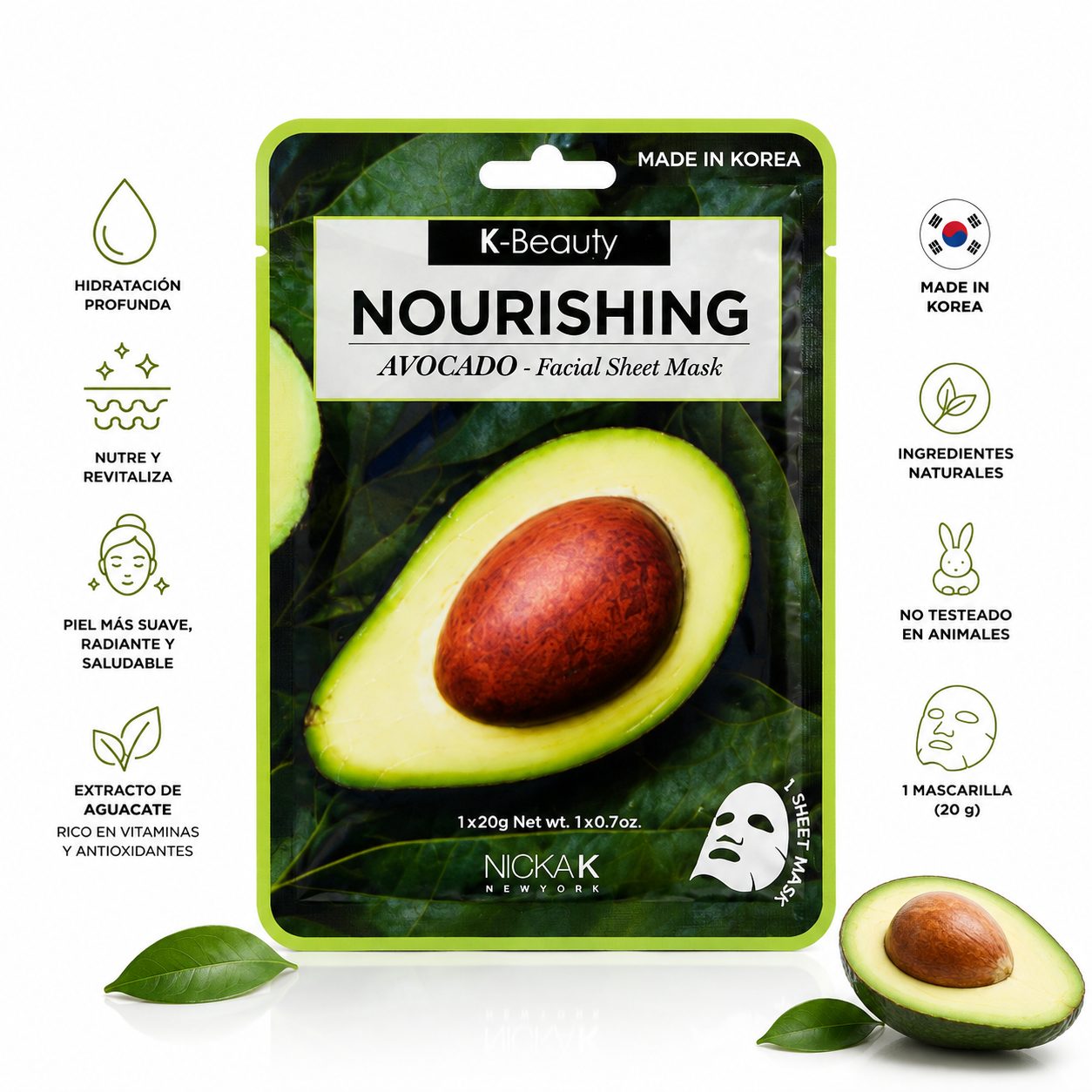 Nutre e hidrata tu piel con el poder del aguacate  K-Beauty MADE IN KOREA