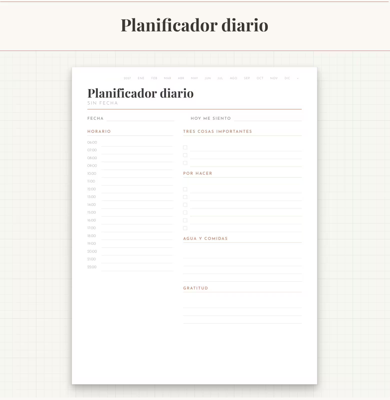 Agenda Digital Planificador 2027 | Calendarios, Presupuesto, Gastos y Control Anual Imprimible 108 Pag