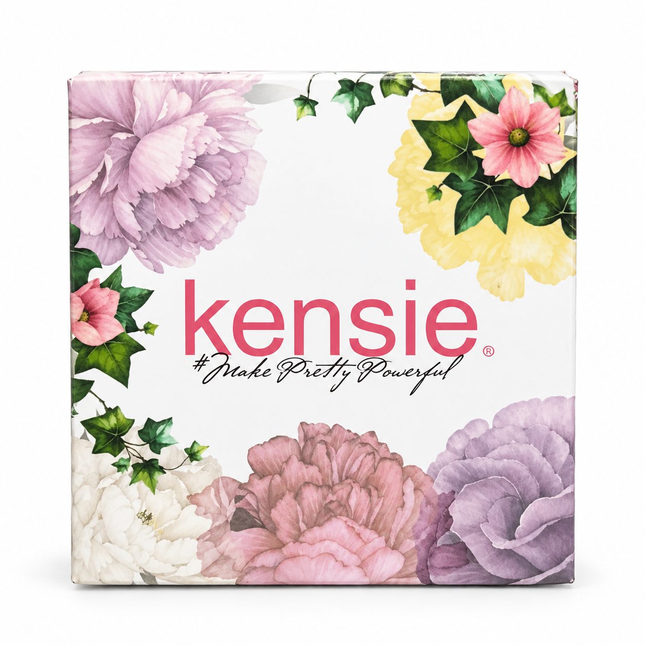 Reloj Kensie Touch LED con correa rosa y bisel dorado con cristales -Unica Pieza